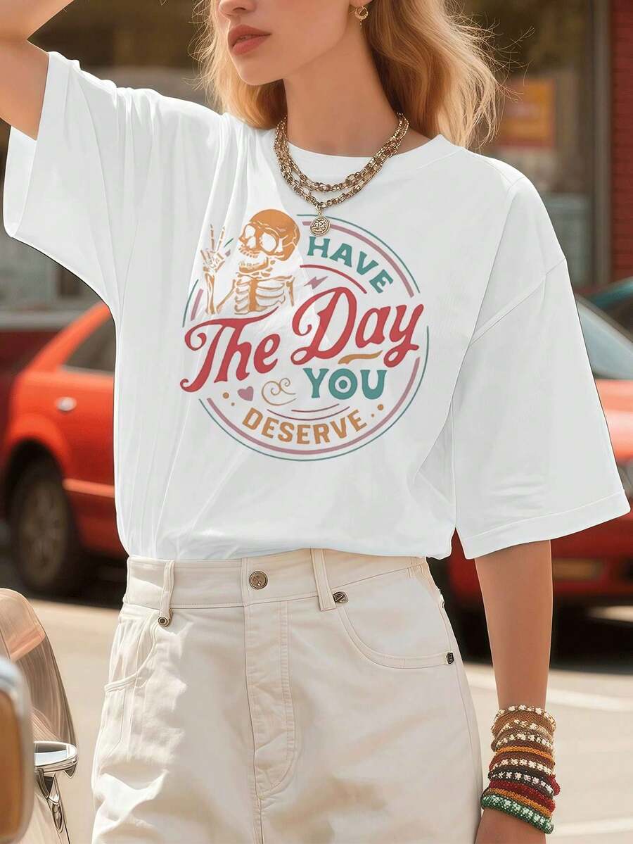 Women T-Shirts - White - View 1