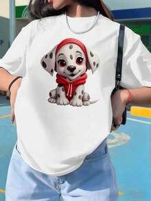 Dam-T-shirts - Vitt - Visa 1