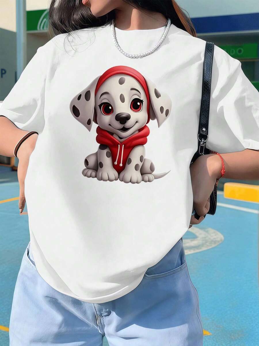 Dam-T-shirts - Vitt - Visa 1