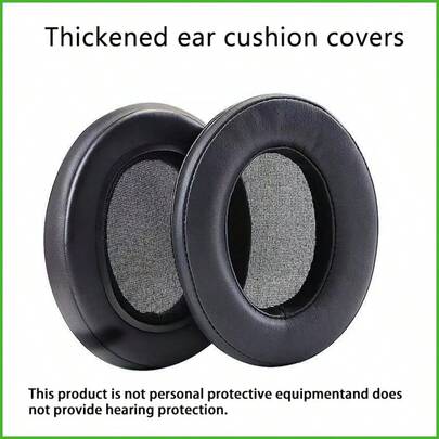 Set de 2 fundas de cojín para los oídos mejoradas y engrosadas - Cojines de repuesto para los auriculares de juego Cloud 2, Storm, Hurricane y Alpha Stinger. Con espuma engrosada para una experiencia de escucha completamente nueva e instalación sencilla, estos cojines renuevan la vida de tus auriculares.