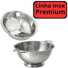 6-Piece Set: Rice Strainer + Pasta Strainer + Mesh Strainer + 3 Stainless Steel Sieves - Pasta Strainer - View 5