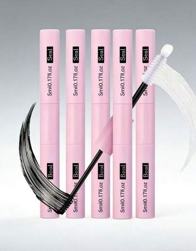 Waterproof Eyelash Glue, 2 In 1 Long-Lasting Lash Bond & Seal Glue, Sweat-Proof Eyelash Extension Lash Glue For Cluster Lashes