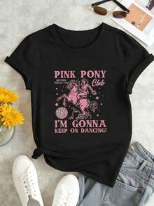 Women T-Shirts - Black - View 1