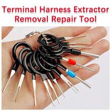 11pcs Car Wire Harness Terminal Removal Tool Kit, Electrical Connector Pin Extractor, Depinning Tool For Automotive Wiring - Car Wire Harness Terminal Removal Tool Kit - View 11
