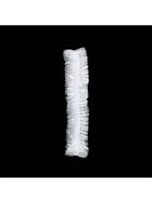 100Pcs Disposable Shower Caps Clear Extra Thick Waterproof Plastic Hair Caps For Home Shower Hair Dye Oil Treatment Spa Use - Multicolor - View 6