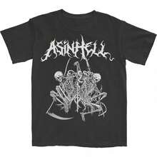 As In h1ell Skeletons T-ShirtFor woman shirt Camiseta 100% Algodón Unisex - Playera Casual Premium de Corte Cómodo - Negro - Ver 1