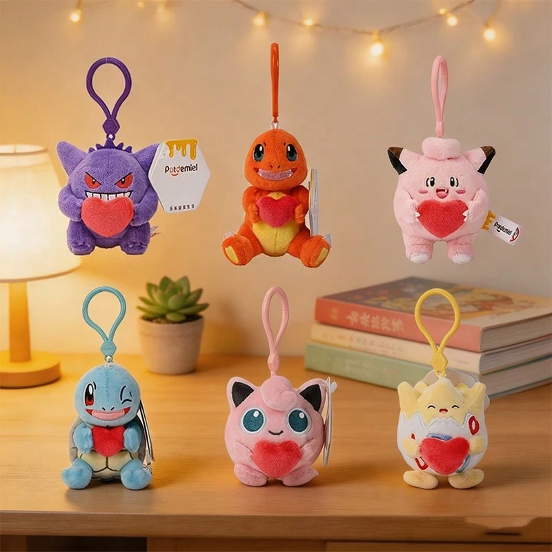 Miniso Togepi & & Pidgey & & & Mimikyu Dream Voyage Plush Pendant, Skin Friendly Soft Plush Material, Full Filling Not Easy To Deform, Cute Cartoon Shape, Built-In Lanyard Design, Perfect For Schoolbag Key Accessories, Anime Collection And Daily Gift (1 PC) - Multicolor - View 1