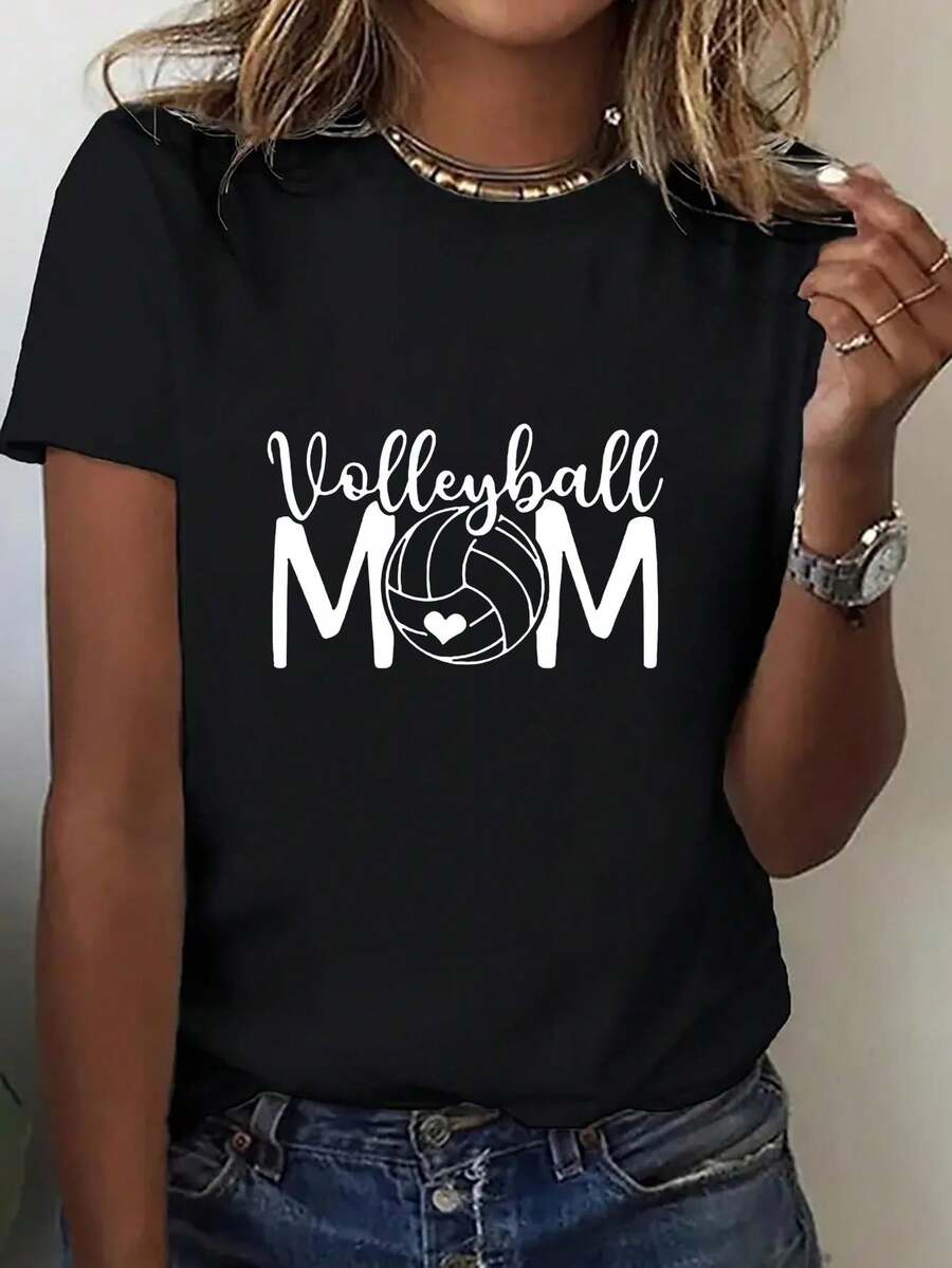 Dam-T-shirts - Svart - Visa 1