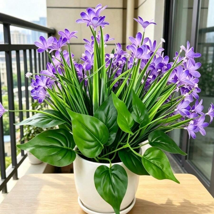 Artificial Flower Bouquet, Lifelike Fake Plants Home Decor - Multicolor - View 1