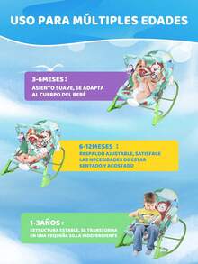 Multifunctional Baby Rocker With Mosquito Net, Music, Vibration, And Hanging Toys, Adjustable Backrest - Green - View 7