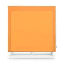 KIWI Tenda a rullo traslucida su misura di colore arancione, disponibile nelle misure da 60 a 180 cm di larghezza e da 175 a 250 cm di altezza, facile da installare grazie al tubo da 28 mm. - Arancione - Visualizzare 1