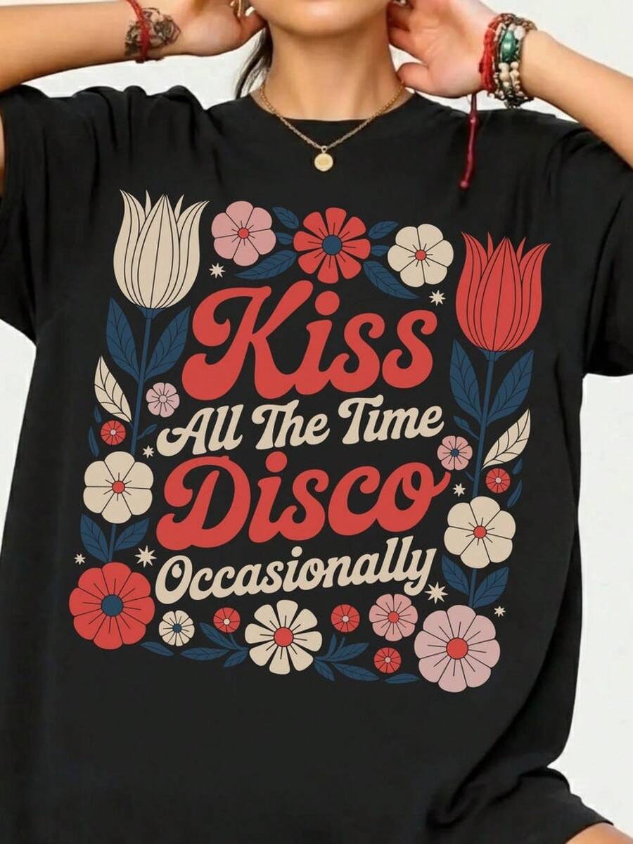 Women T-Shirts - Black - View 1