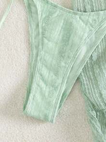 Swim Mod Set de 3 piezas de ropa de baño de verano para mujer - verde menta - Ver 7