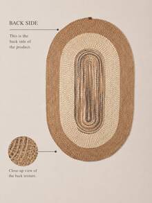MADE IN TURKEY - Oval Rug – 90x150 Cm – Versatile & Stylish & Elegant - Beige - View 3