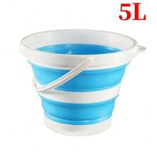 1 buah Ember Lipat, Kapasitas 3L/5L/10L, Hemat Ruang, Ember Lipat Portabel, Serbaguna untuk Mencuci Pakaian, Rumah, Luar Ruangan, Cuci Mobil, Berkemah, Memancing, Tersedia Berbagai Warna - beraneka warna - View 13