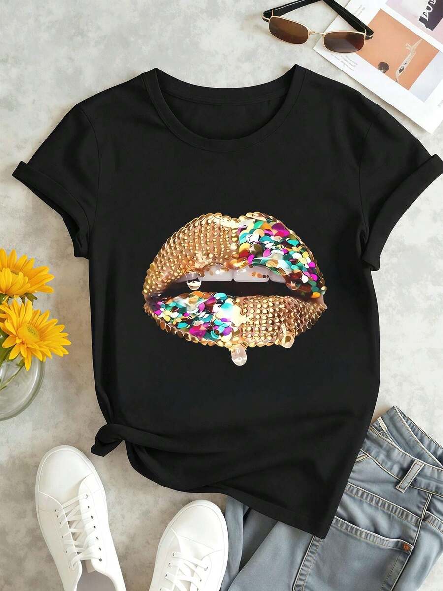 Women T-Shirts - Black - View 1