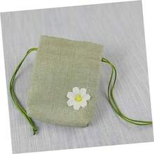 Gatuida 24piezas Bolsas De Cordón Sachets Decorativos De Lino Para Lavanda Especias y Hierbas Mezcla De - como se muestra x 2 piezas - Ver 7