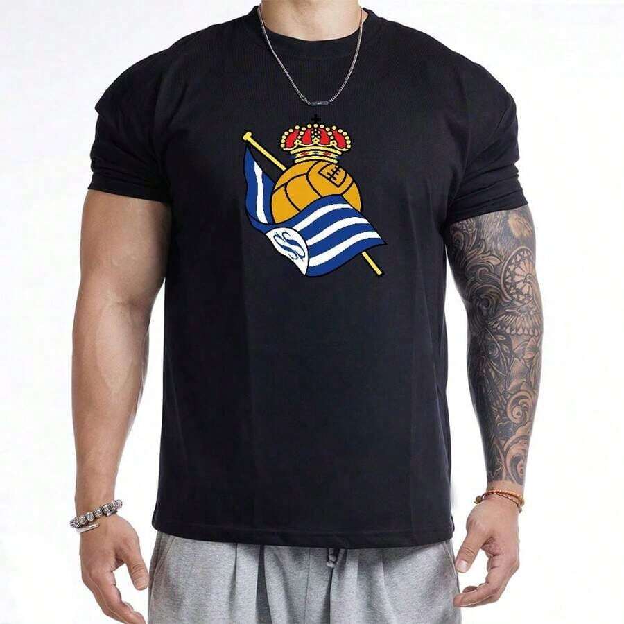 Men T-Shirts - 黑色 - 查看 1