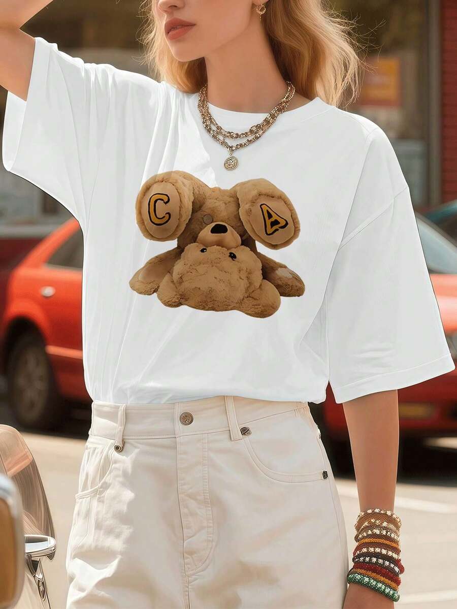Women T-Shirts - White - View 1