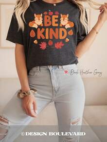 TeaC1her Fox S1Hirt, TeaC1her Fall T S1Hirt, New TeaC1her Gift, Kindness TeaC1her S1Hirt, TeaC1her Appreciation Gift, Kind TeaC1her S1Hirt, Graduation. - Negro - Ver 2