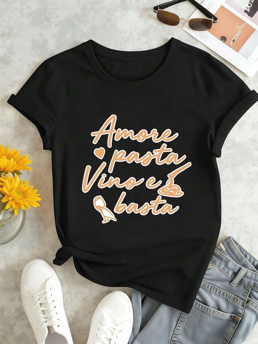 Women T-Shirts - Black - View 1