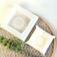 枕頭造型香氛蠟燭桌面擺飾裝飾模具 DIY 香氛石膏樹脂手工藝裝飾模具 - 抱枕 - 查看 6