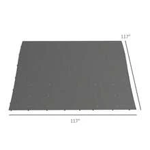 Outsunny Pergola Canopy Replacement For Outsunny 84C-038 Series, Dark Gray - Xám đậm - Xem 7