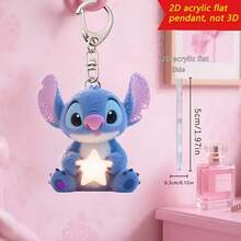 Disney [Móc khóa phẳng 2D] 1 chiếc, mẫu mới 2026, móc khóa chất liệu acrylic phẳng 2D, móc khóa acrylic 2D hình ngôi sao phát sáng mới, móc khóa thiết thực, đẹp và độc đáo, vòng chìa khóa, quà tặng ngày lễ trang trí mặt dây chuyền chìa khóa, móc khóa xe hơi, móc khóa ba lô và ví. Rất thích hợp cho các dịp như Ngày Valentine, Lễ Phục Sinh, Lễ Tạ Ơn, Giáng Sinh, v.v. - Nhiều màu - Xem 5