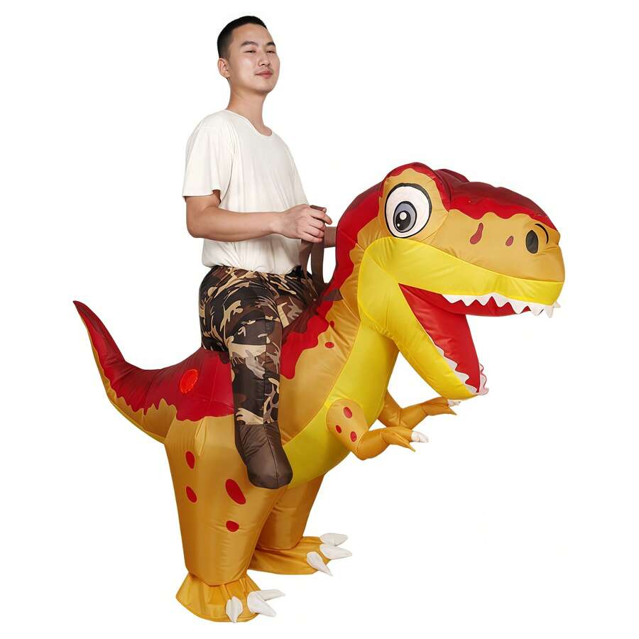 Trang phục bơm hơi hình rồng ngoài hành tinh hoạt hình dành cho người lớn, kiểu toàn thân, hoàn hảo cho các bữa tiệc, sự kiện chụp ảnh và các hoạt động vui chơi. - Nhiều màu - Xem 1