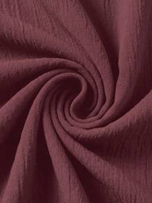Camisa minimalista casual para mujer, adecuada para el verano - Rojo violeta - Ver 4