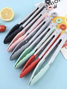 1 chiếc kẹp gắp thức ăn bằng thép không gỉ, kẹp đa năng tự phục vụ, kẹp cầm tay dùng trong nấu ăn tại nhà. - Nhiều màu - Xem 1