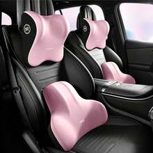 1 Set Car Neck Pillow And Lumbar Support/Car Seat Lumbar Support, Car Neck Support Pillow, Memory Foam Car Lumbar Cushion, Seat Support Pad - one-size - View 7