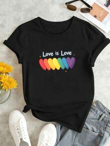 Women T-Shirts - Black - View 1