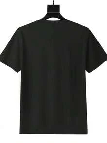 Camiseta de maternidad para mujer con estampado de patrón "Nugget On The Way" de verano, ropa de maternidad - Negro - Ver 2