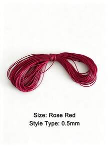 10m/Roll Korean Wax Cord, Wax String, Necklace Cord, Beads, DIY Bracelet Jewelry Making Supplies - Multicolor - View 32
