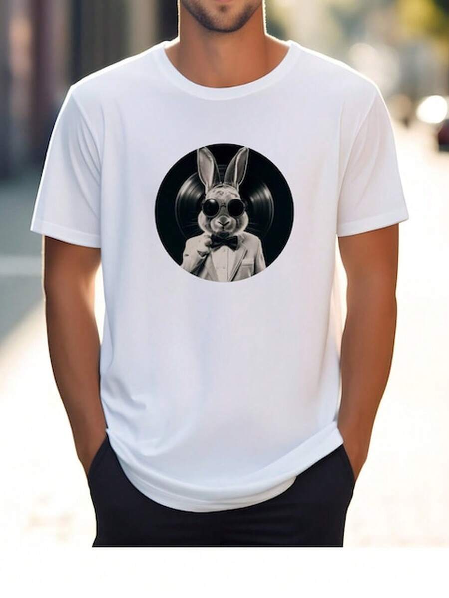 Vintage Rabbit On VinY1L hirt, Rabbit S1Hirt, Rabbit T S1Hirt M1en, R M1en's T1S1Hirt, Rabbit Lover S1Hirt, Rabbit Gift T1EE, Gift For Him.