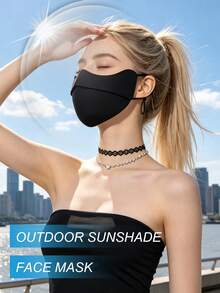 Este es un paquete individual de mascarillas faciales para mujer. Son reutilizables, transpirables y protegen del sol, con bucles ajustables para las orejas, adecuadas para la primavera - Varios estilos - Ver 2