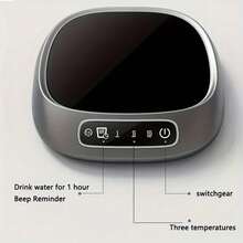 SOKANY Smart Constant Temperature Cup Warmer, USB Powered, 3-Level Rapid Heating, Glass Ceramic Panel, Smart Timer + Auto Shut-Off Protection, Suitable For Heating Milk/Tea/Coffee/Warm Water, Perfect For Home/Office/Travel Use - Multicolor - View 7