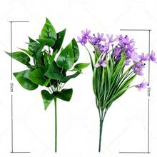Artificial Flower Bouquet, Lifelike Fake Plants Home Decor - Multicolor - View 5