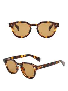 Bộ 3 chiếc kính gọng tròn kiểu retro unisex chất lượng cao, thiết kế tối giản, phù hợp cho du lịch, đi biển và sử dụng hàng ngày. - 3 cái - Xem 4