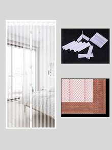 Magnetic Screen Door, Door Screen Magnetic Closure-Keeps Bugs Out Let Breeze In, Heavy Duty Mesh - Pet And Kid Friendly, Works With Front Doors, Sliding Doors - Multicolor - View 3