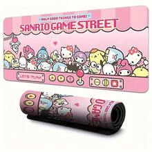 SANRIO 1個三麗歐電競滑鼠墊 - 可愛卡通設計、防滑橡膠底、可水洗桌面墊；適用於辦公室、學校和居家裝飾 - E - 查看 4
