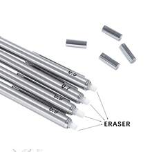 Pensil Mekanik Logam 0,7mm, Isi Ulang Warna, Pegangan Lembut Anti Selip, Pensil Otomatis untuk Sekolah, Kantor, Menggambar, Membuat Sketsa, Menulis, Alat Tulis - beraneka warna - View 3