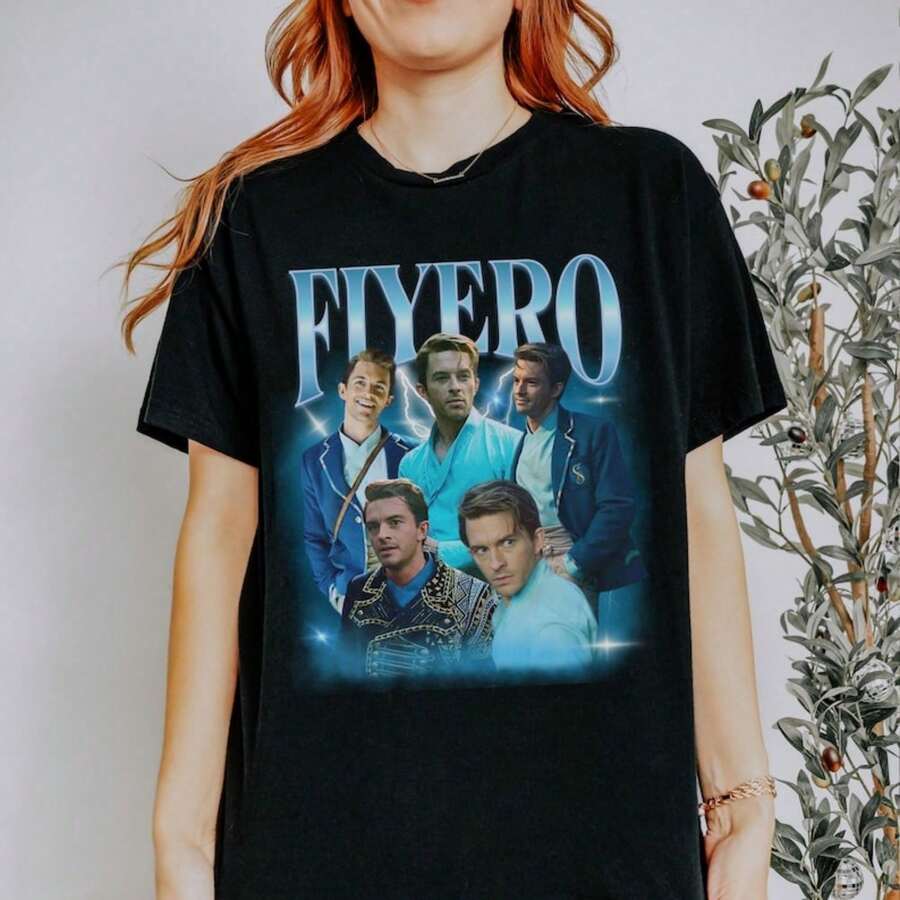 JonatH1an Bailey Fiyero T1EE Wicked B1roadway CrewneckFor woman shirt Camiseta 100% Algodón Unisex - Playera Casual Premium de Corte Cómodo - Negro - Ver 1