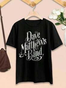Camiseta Blanca de la Banda de Dave Matthews para Mujer - Camiseta de Concierto, Atuendo de Verano, Estilo Casual - Blanco - Ver 7