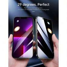 5 miếng dán màn hình cường lực bảo vệ toàn diện, chống nhìn trộm, tương thích với iPhone 17/17Air/17Pro/17ProMax/16/16Plus/16Pro/16Promax/15/15Plus/15Pro/15Promax/14/14Pro/14ProMax/14Plus/13/13Pro/13ProMax/12/12Pro/12ProMax/11/11ProMax/11Pro/X/XS/XSMAX - màu đen - Xem 3