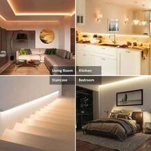Acosh Neon 1pc 5V Lamp USB Motion LED Backlight TV Kitchen LED Strip Hand Sweep Waving ON OFF Sensor Light Diode Lights Double-Sided Tape - Warm white light - View 5