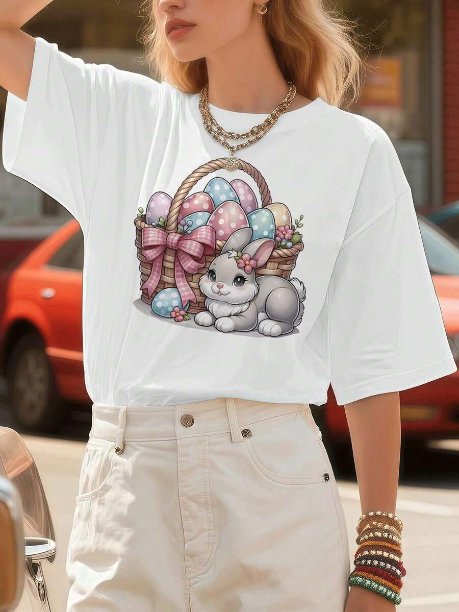 Women T-Shirts - White - View 1