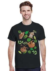 Other's And Leaves UniS1ex T S1Hirt - Black - View 1