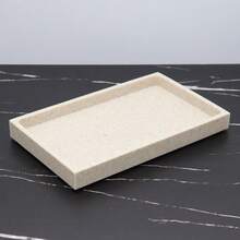 Minimalist Luxury Bathtub Tray, Hotel/Home Use Vanity Organizer, Toothpaste Storage - Medium Flat Bottom - View 10
